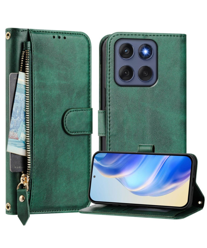 Housse Motorola Edge 60 / 60 Fusion Porte-Cartes à Lanière