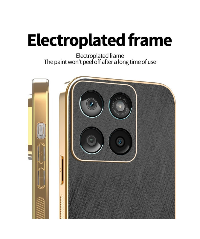 Coque Motorola Edge 60 / 60 Fusion | Style Texturé Soie Anti-Traces