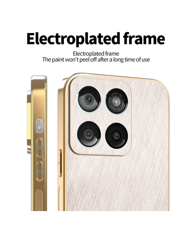Coque Motorola Edge 60 / 60 Fusion | Style Texturé Soie Anti-Traces