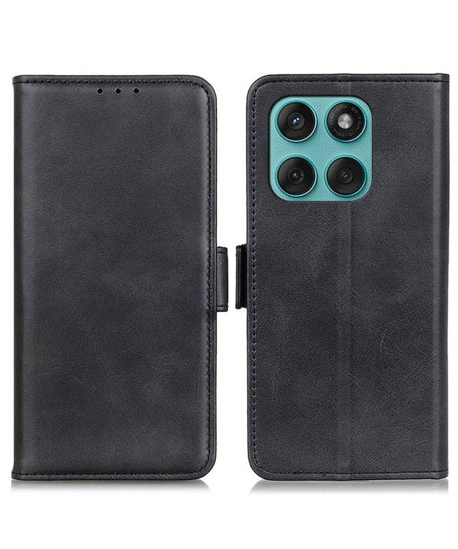 Étui Motorola Edge 60 / 60 Fusion portefeuille revêtement simili cuir 