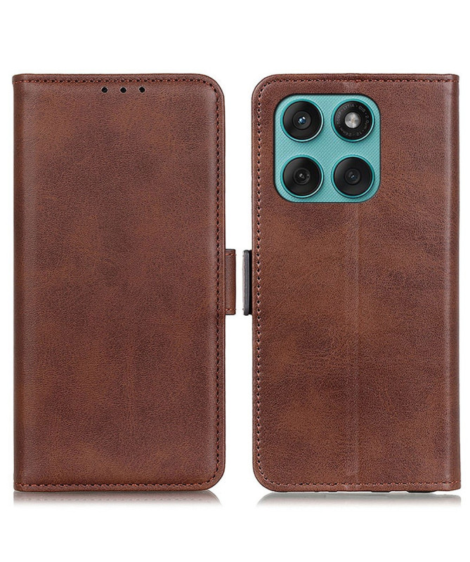 Étui Motorola Edge 60 / 60 Fusion portefeuille revêtement simili cuir 