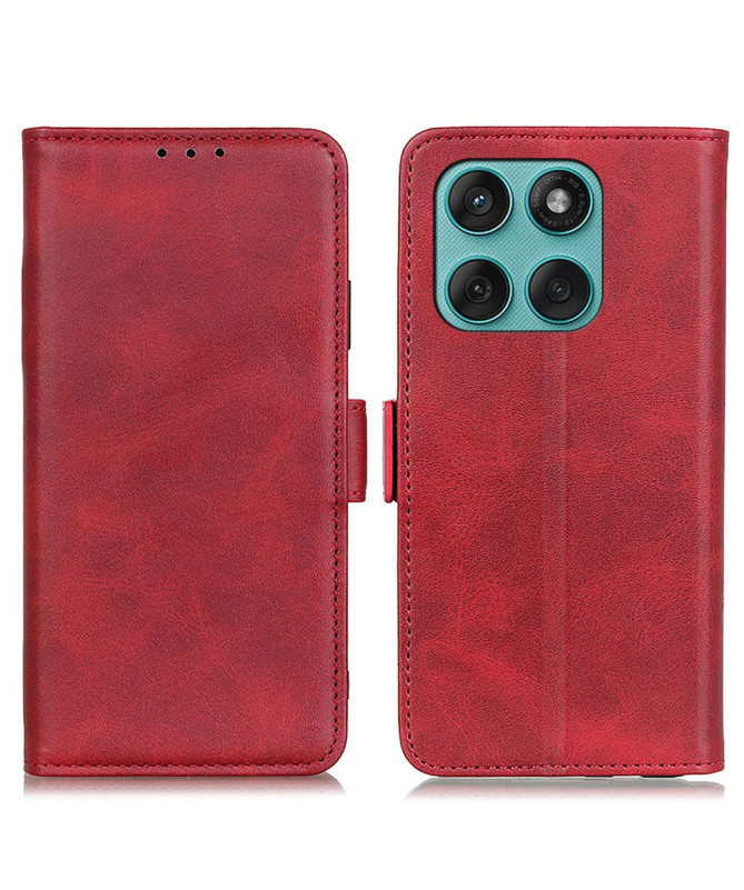 Étui Motorola Edge 60 / 60 Fusion portefeuille revêtement simili cuir 