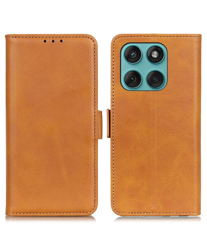 Étui Motorola Edge 60 / 60 Fusion portefeuille revêtement simili cuir 