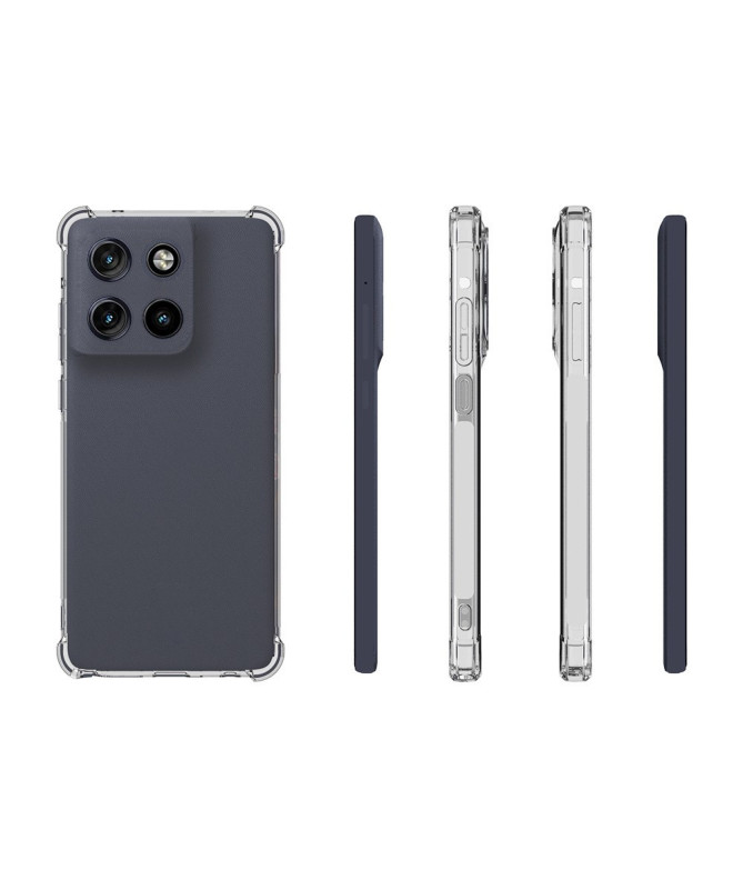 Pack Motorola Edge 60 Fusion Coque Transparente + Verre Trempé