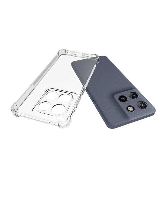 Pack Motorola Edge 60 Fusion Coque Transparente + Verre Trempé
