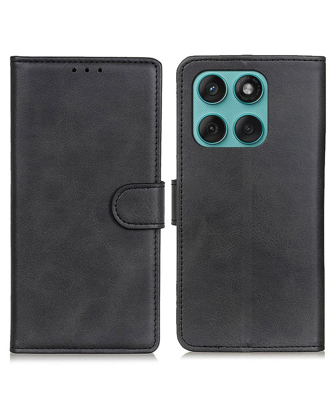 Housse Motorola Edge 60 / 60 Fusion effet cuir mat | Marius
