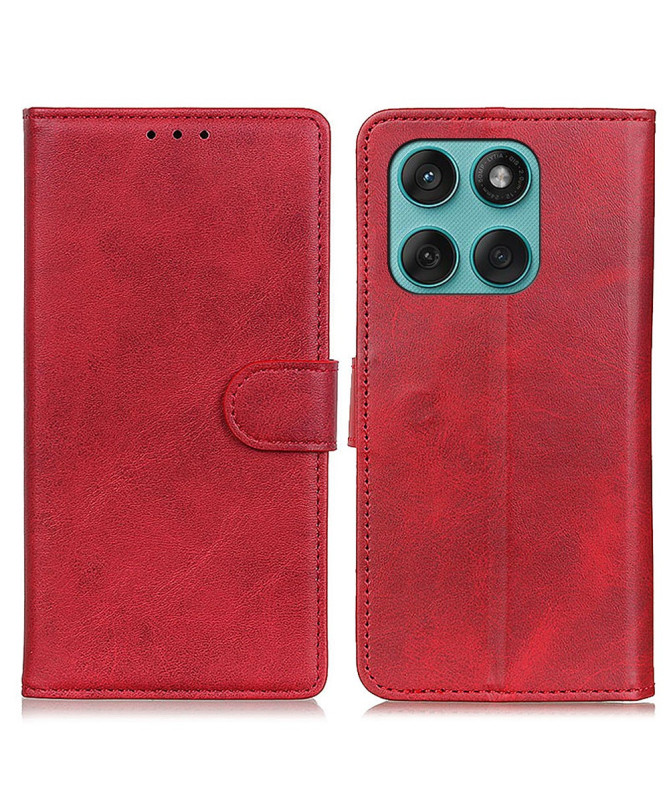 Housse Motorola Edge 60 / 60 Fusion effet cuir mat | Marius