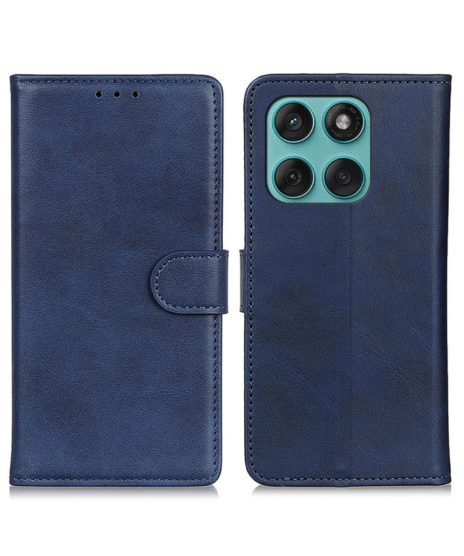 Housse Motorola Edge 60 / 60 Fusion effet cuir mat | Marius