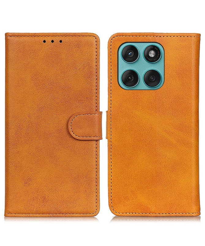 Housse Motorola Edge 60 / 60 Fusion effet cuir mat | Marius