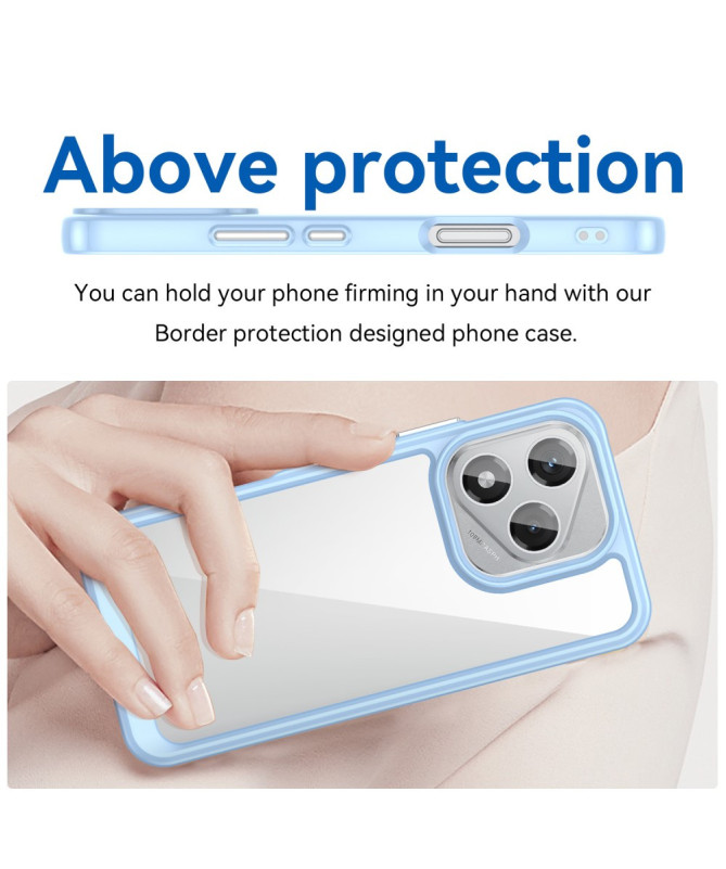 Coque Honor 400 Lite Transparente Contour Couleuré