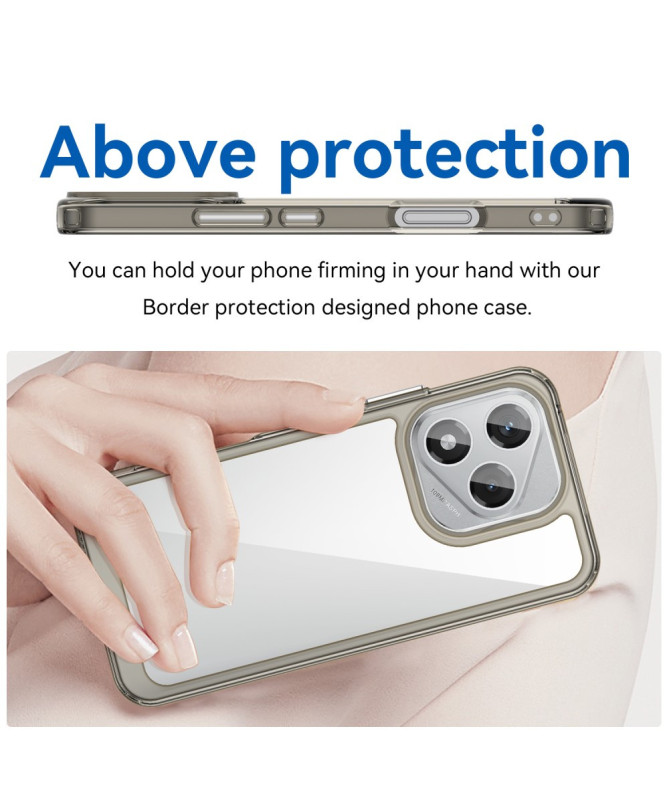 Coque Honor 400 Lite Transparente Contour Couleuré