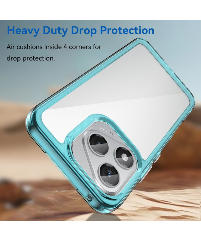 Coque Honor 400 Lite Transparente Contour Couleuré