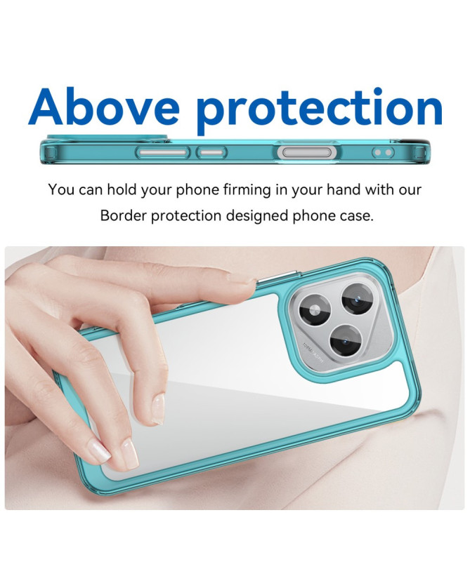 Coque Honor 400 Lite Transparente Contour Couleuré
