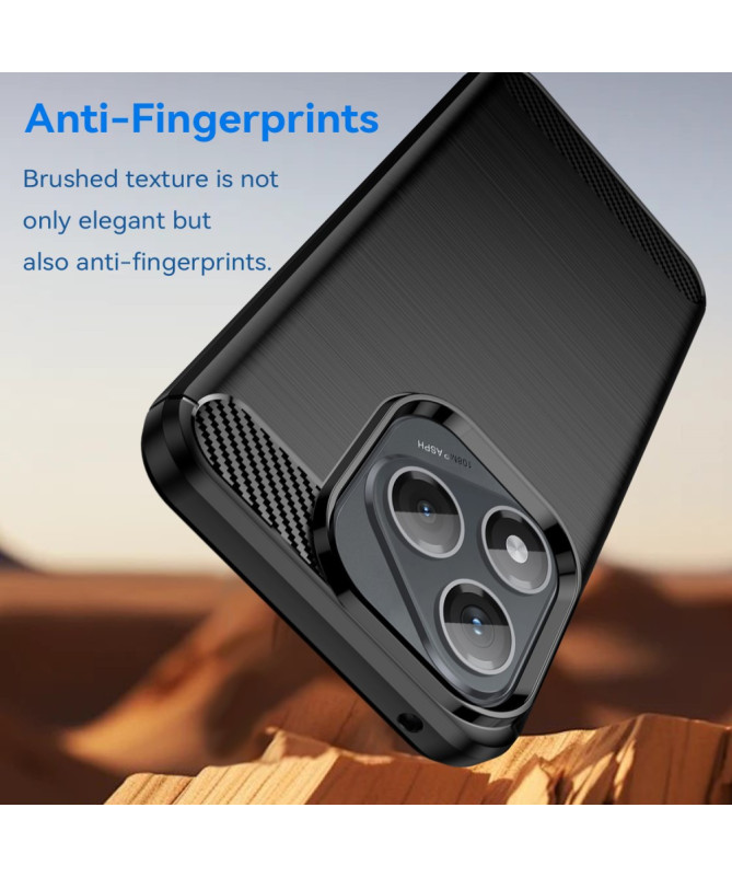 Coque Honor 400 Lite flexible effet brossé