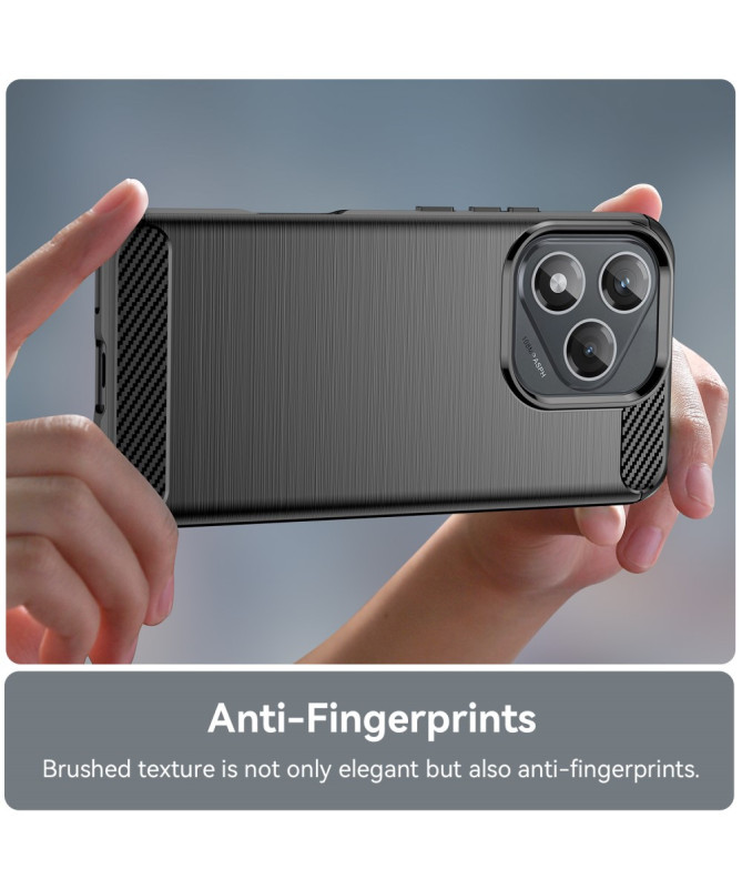 Coque Honor 400 Lite flexible effet brossé