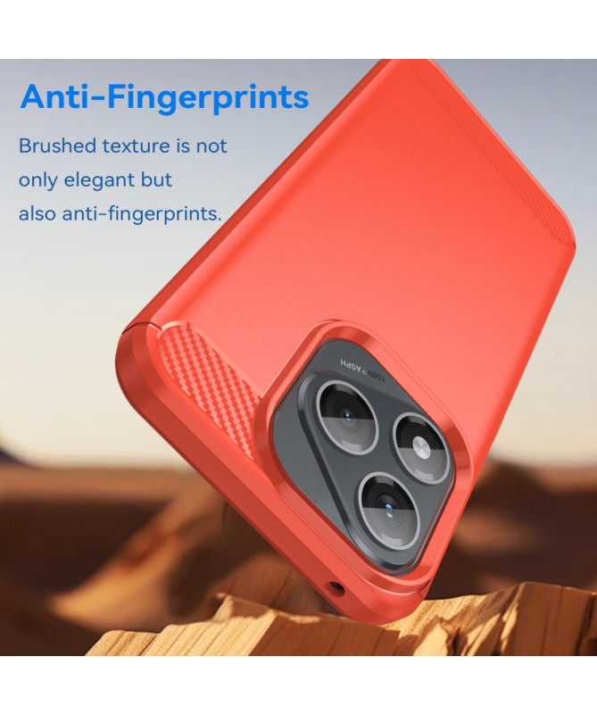 Coque Honor 400 Lite flexible effet brossé