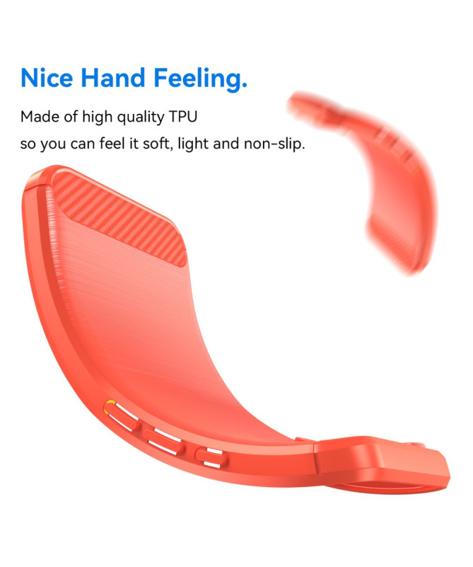 Coque Honor 400 Lite flexible effet brossé