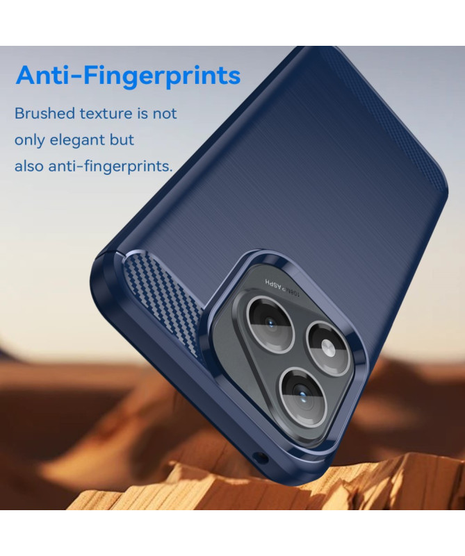 Coque Honor 400 Lite flexible effet brossé