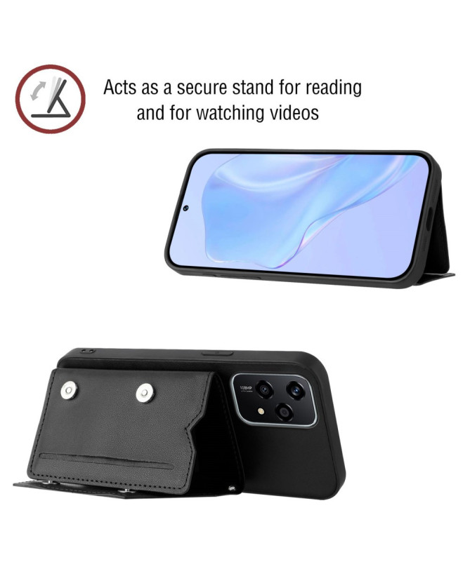 Coque Honor 200 Lite AUDE Lanière multi compartiments