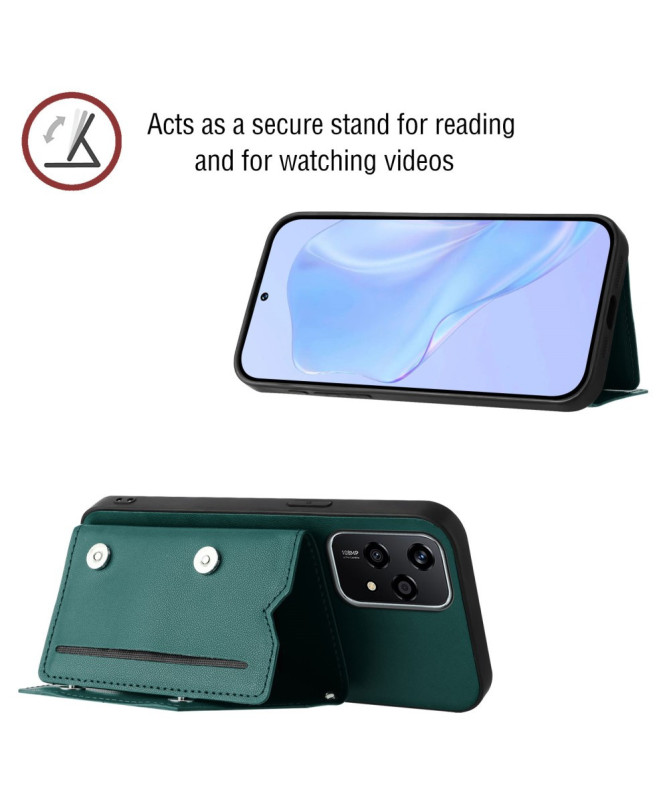 Coque Honor 200 Lite AUDE Lanière multi compartiments