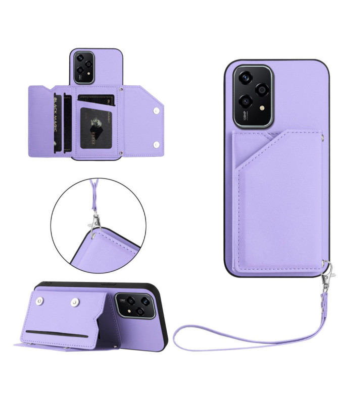 Coque Honor 200 Lite AUDE Lanière multi compartiments