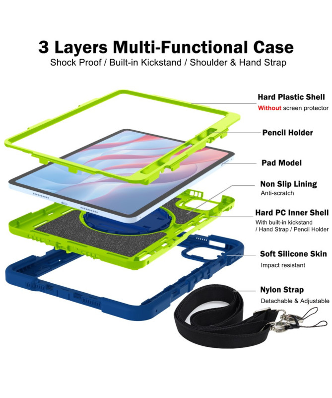 Coque Xiaomi Pad 7 / 7 Pro Bandoulière Détachable | Nomad Flex