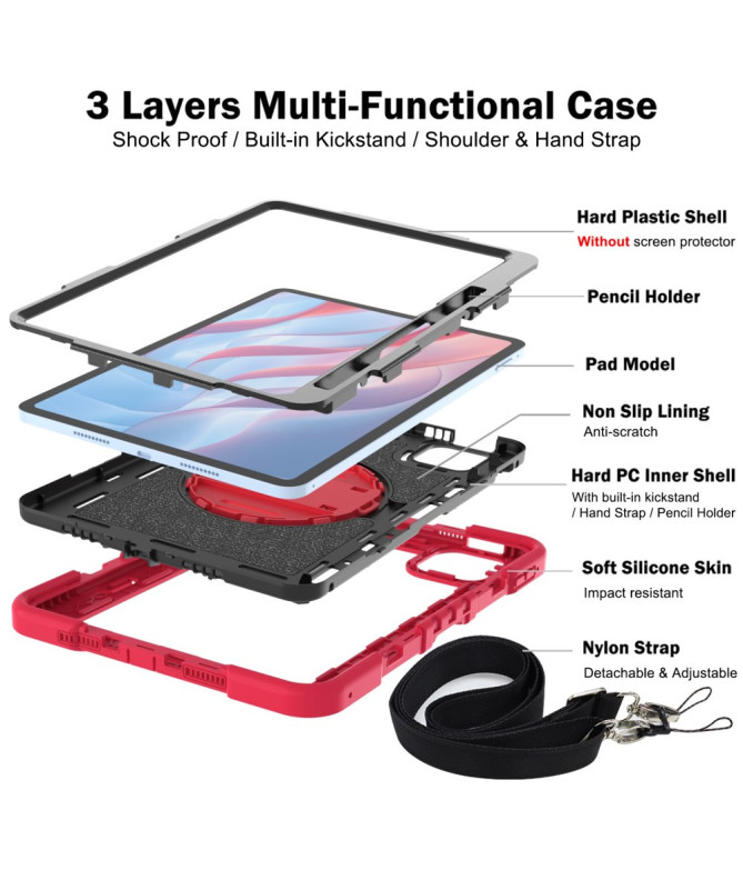 Coque Xiaomi Pad 7 / 7 Pro Bandoulière Détachable | Nomad Flex