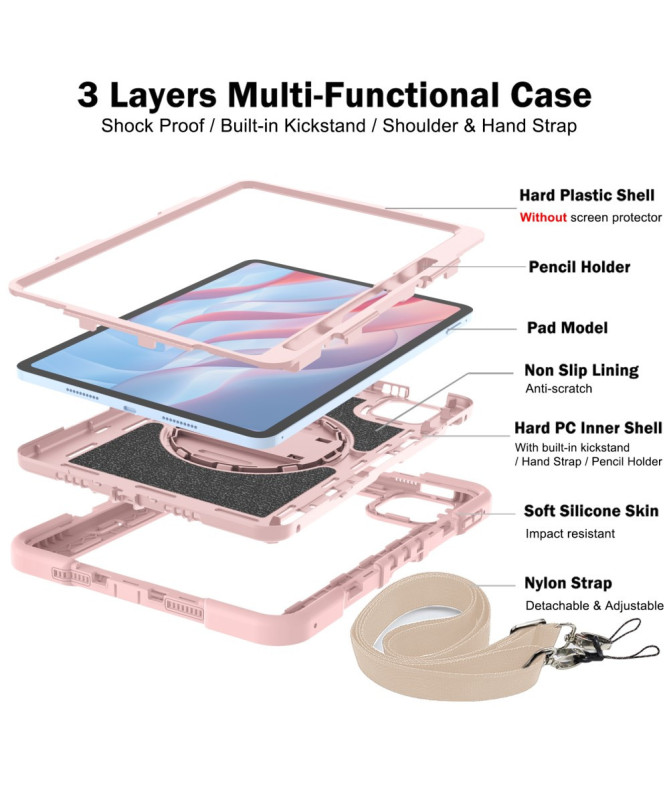 Coque Xiaomi Pad 7 / 7 Pro Bandoulière Détachable | Nomad Flex