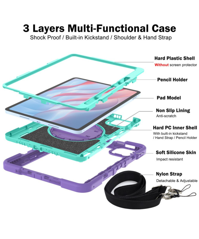 Coque Xiaomi Pad 7 / 7 Pro Bandoulière Détachable | Nomad Flex