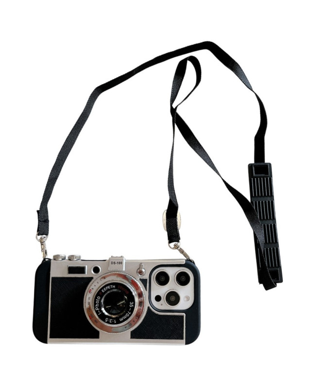 Coque iPhone 15 Pro Max Design Appareil Photo | Vintage Lens