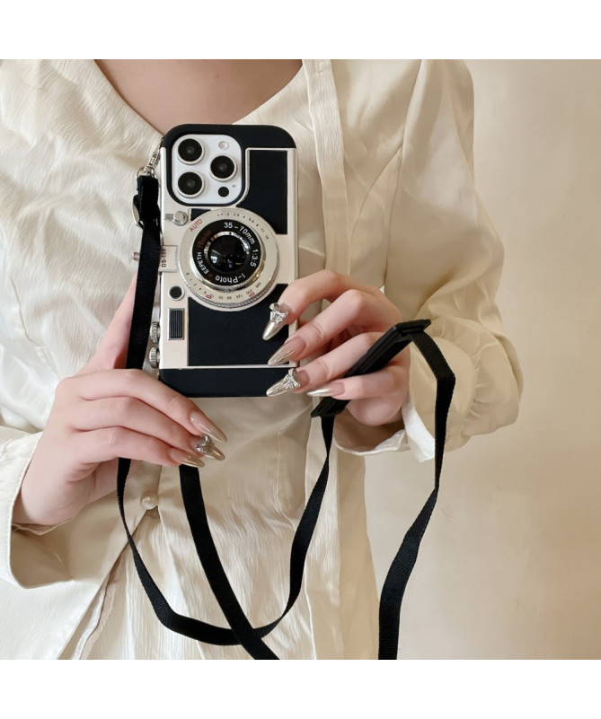 Coque iPhone 15 Pro Max Design Appareil Photo | Vintage Lens