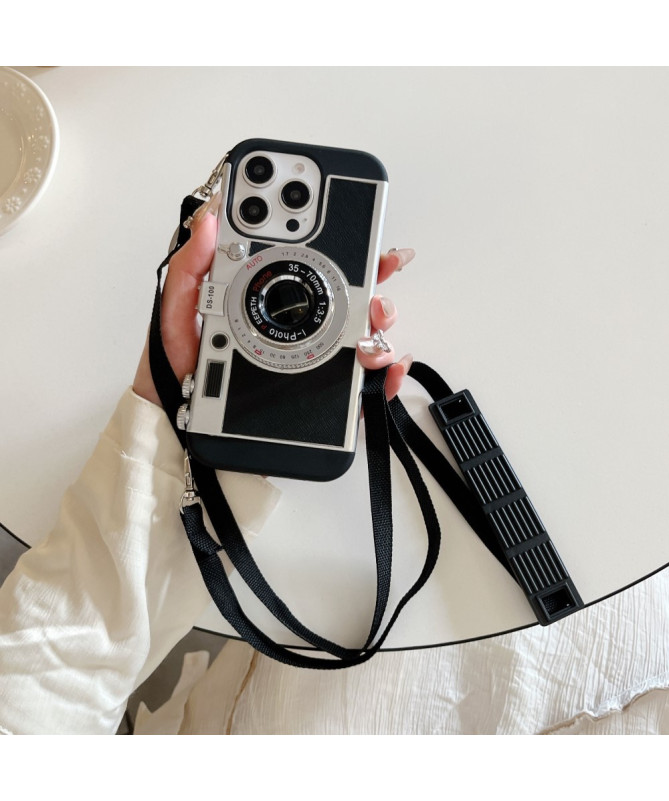 Coque iPhone 15 Pro Max Design Appareil Photo | Vintage Lens