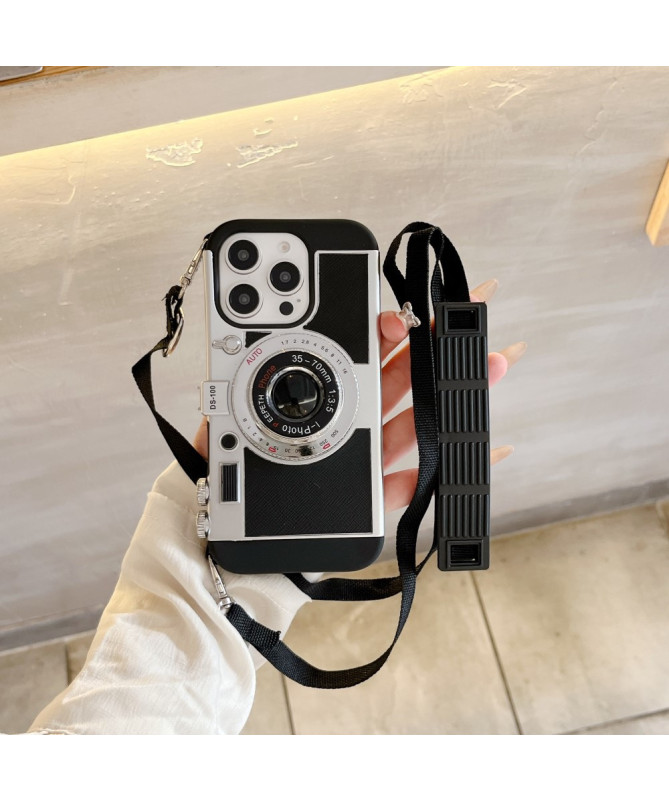 Coque iPhone 15 Pro Max Design Appareil Photo | Vintage Lens