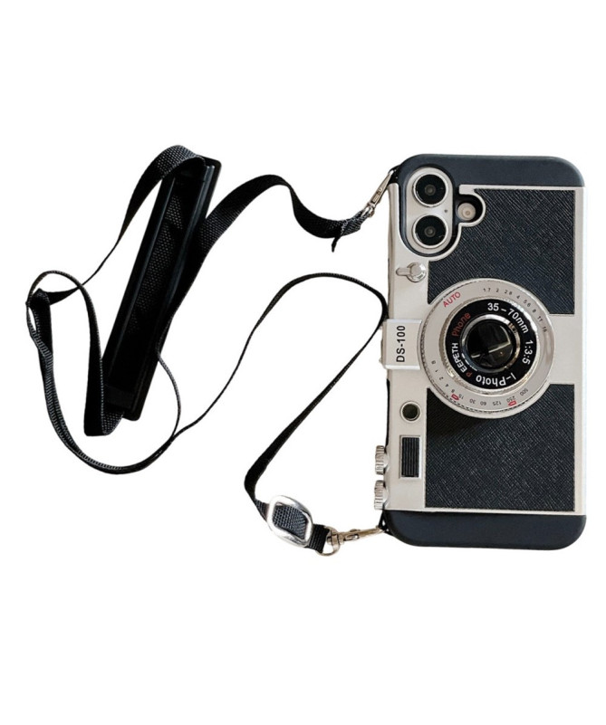 Coque iPhone 16 Design Appareil Photo | Vintage Lens