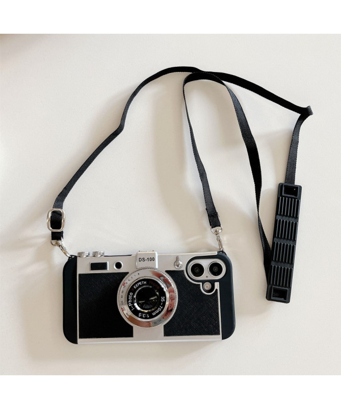 Coque iPhone 16 Design Appareil Photo | Vintage Lens