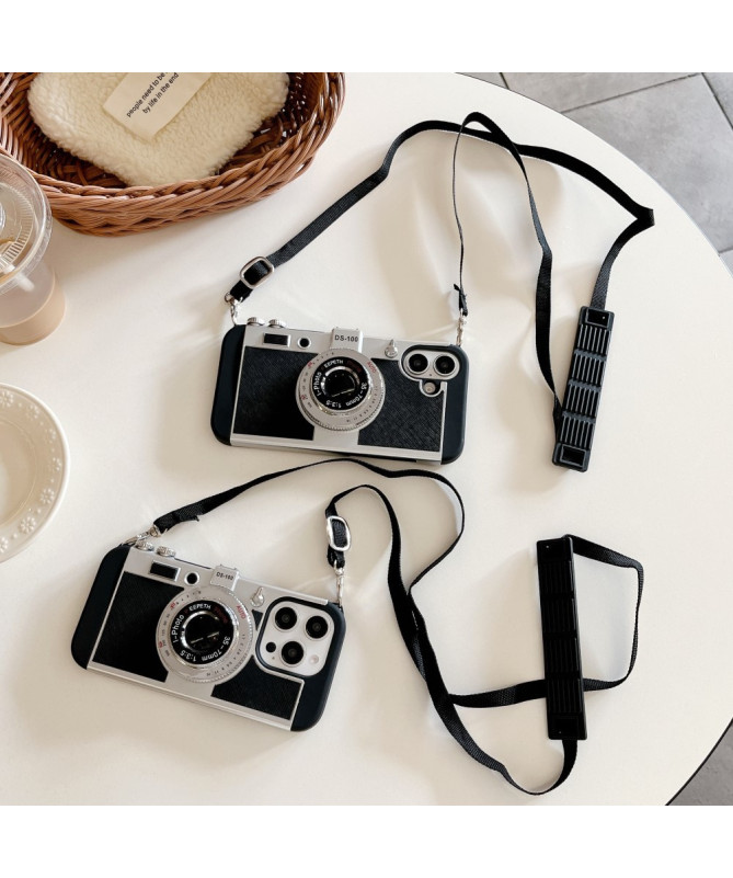 Coque iPhone 16 Design Appareil Photo | Vintage Lens