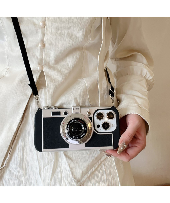 Coque iPhone 16 Pro Max Design Appareil Photo | Vintage Lens