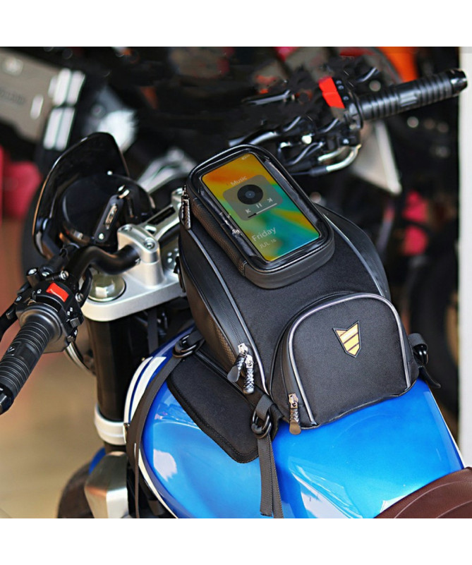 Sacoche Moto Écran Tactile Imperméable | TankRider Pro
