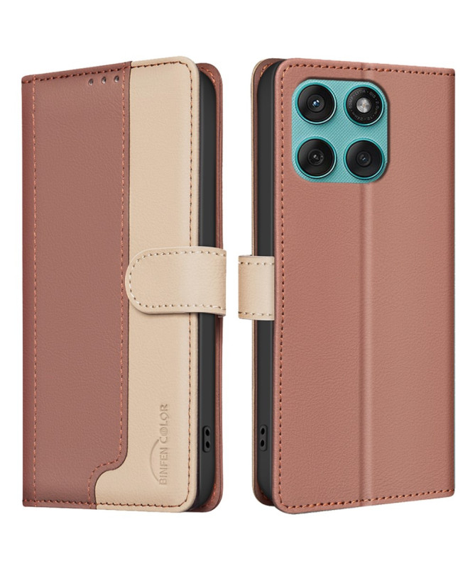 Housse Motorola Edge 60 / 60 Fusion Bicolore Portefeuille | SOPHIE