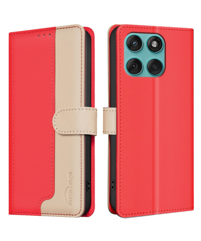 Housse Motorola Edge 60 / 60 Fusion Bicolore Portefeuille | SOPHIE