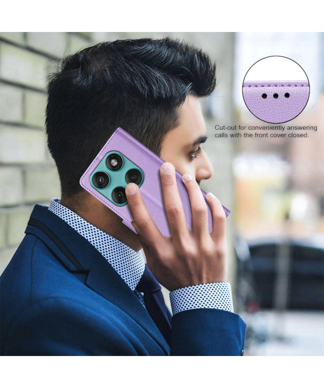 Housse Motorola Edge 60 / 60 Fusion Porte-Cartes en Simili Cuir | BF32