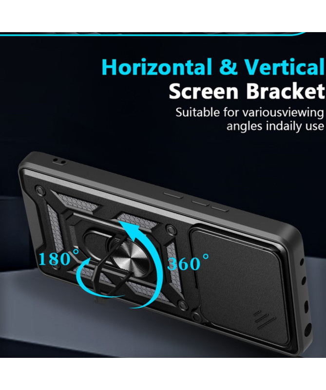 Coque Motorola Edge 60 / 60 Fusion Camera Slide Fonction Support