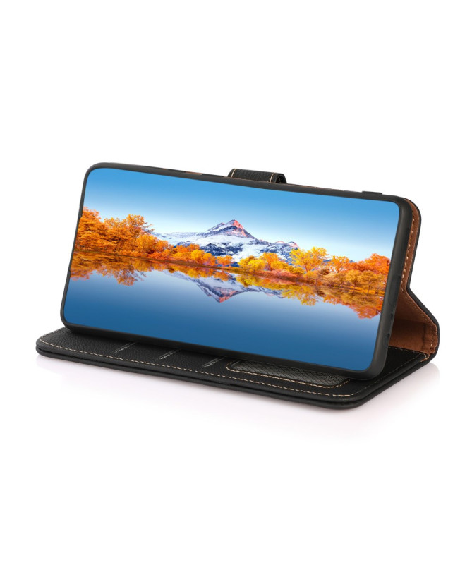 Housse Motorola Edge 60 / 60 Fusion KHAZNEH Classic en cuir