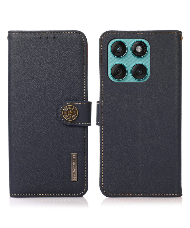 Housse Motorola Edge 60 / 60 Fusion KHAZNEH Classic en cuir