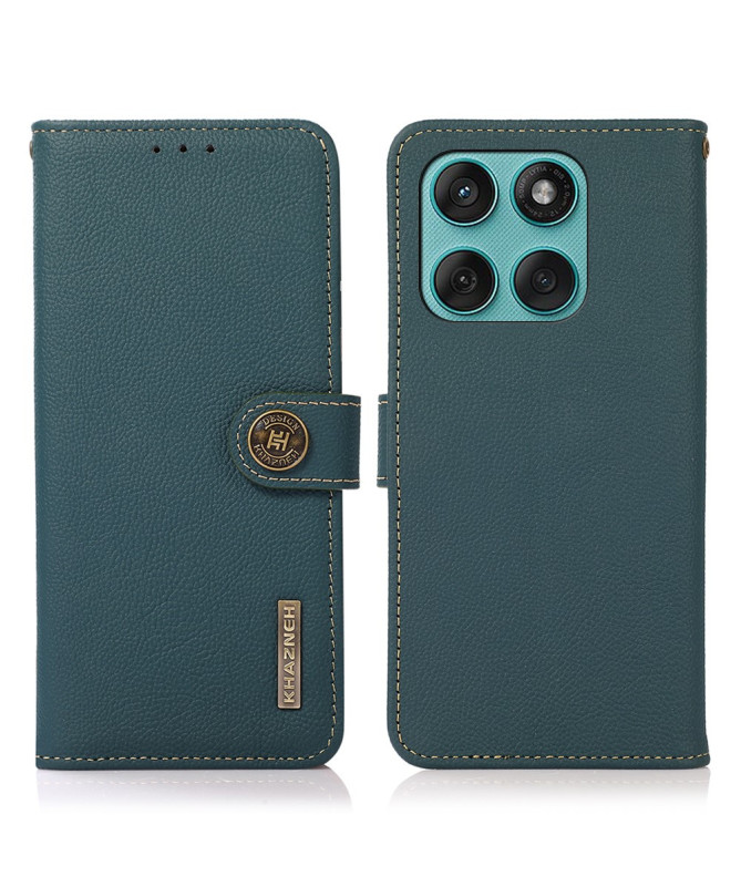 Housse Motorola Edge 60 / 60 Fusion KHAZNEH Classic en cuir