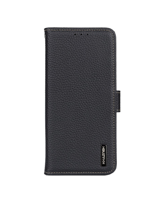 Housse Motorola Edge 60 / 60 Fusion Cuir Grainé KHAZNEH