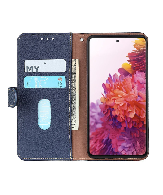 Housse Motorola Edge 60 / 60 Fusion Cuir Grainé KHAZNEH
