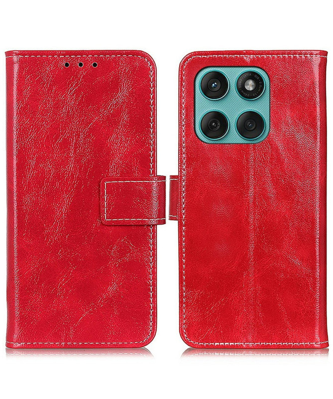 Housse Motorola Edge 60 / 60 Fusion Effet Cuir | Business Classic