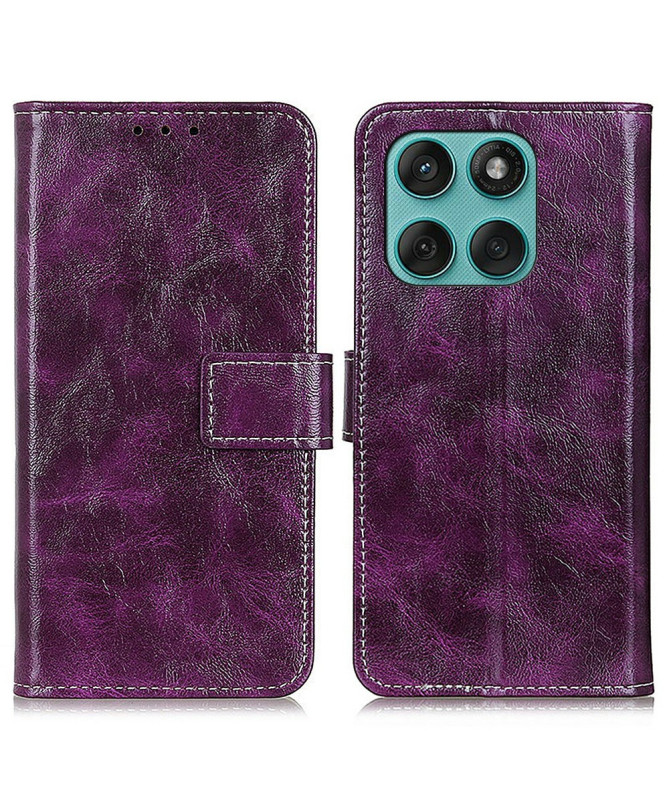 Housse Motorola Edge 60 / 60 Fusion Effet Cuir | Business Classic