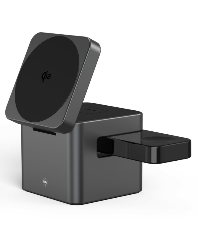 Station de Charge Qi2 3-en-1 | CubeCharge M35